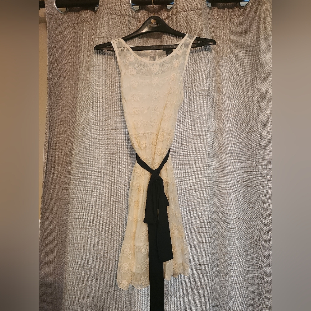 Summer White Mesh Dress - Wet Seal - Small